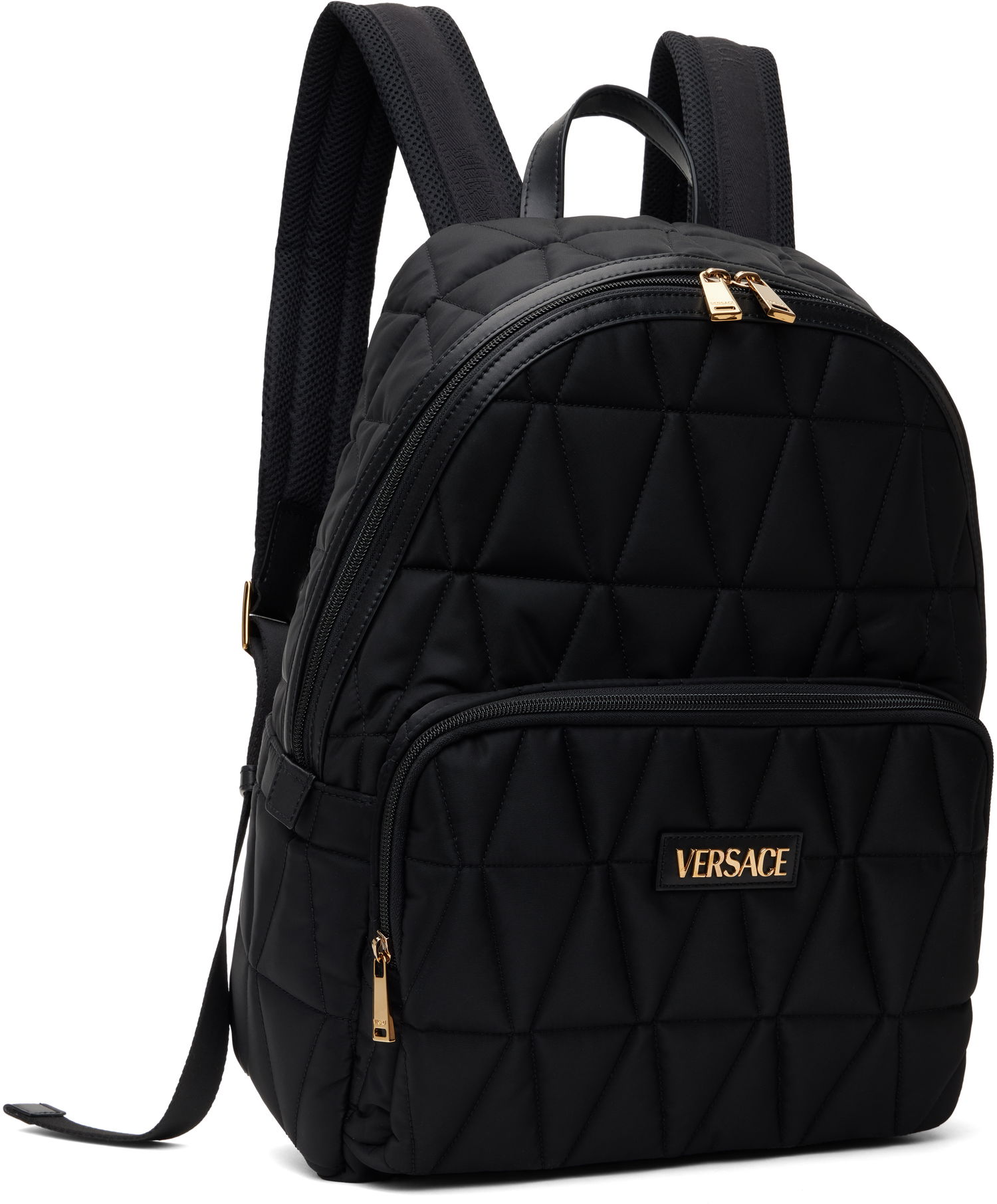 Nahrbtnik Versace Versace Myth Quilted Backpack Črna | 1018355_1A13686, 1