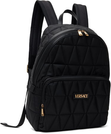 Nahrbtnik Versace Versace Myth Quilted Backpack Črna | 1018355_1A13686, 1