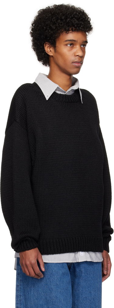 Pleteni pulover WTAPS WTAPS Ingredient Sweater Črna | 242MADT-KNM05, 1