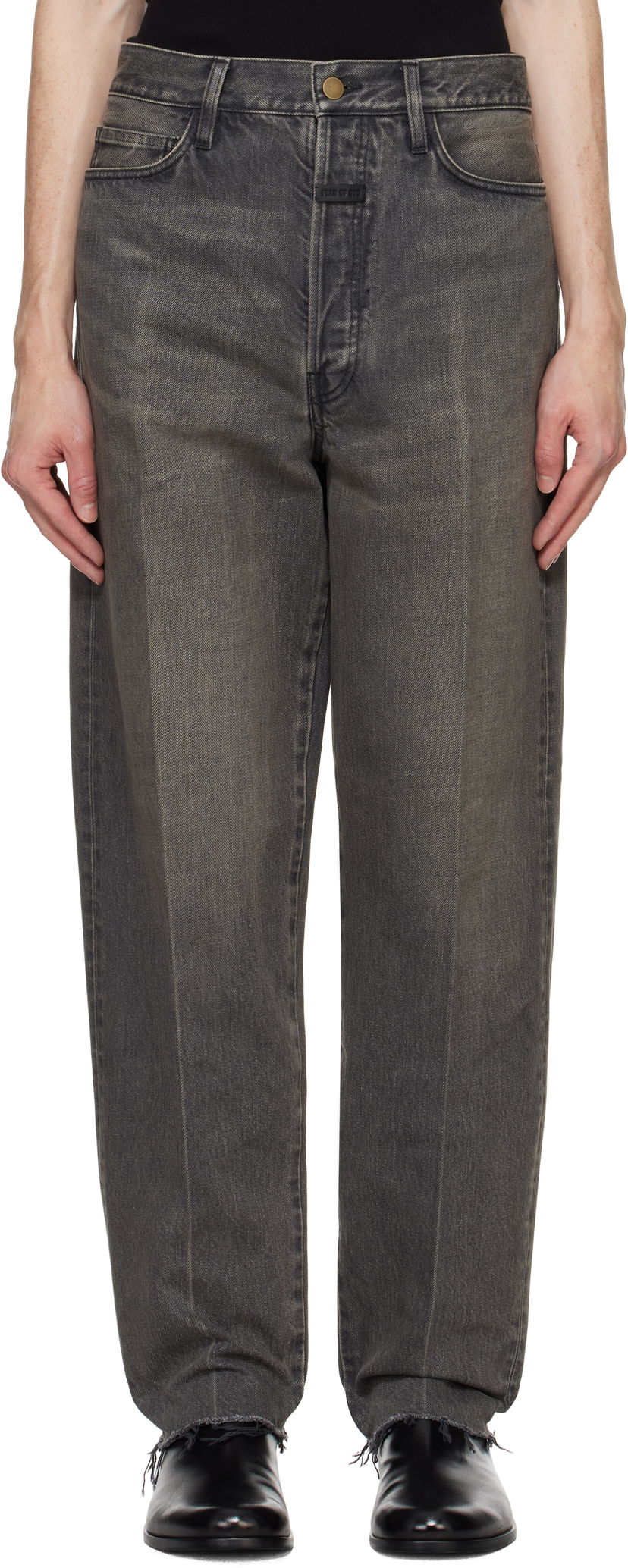 Kavbojke Fear of God 80's 5 Pocket Jeans Črna | FG24FW40-2009DNM
