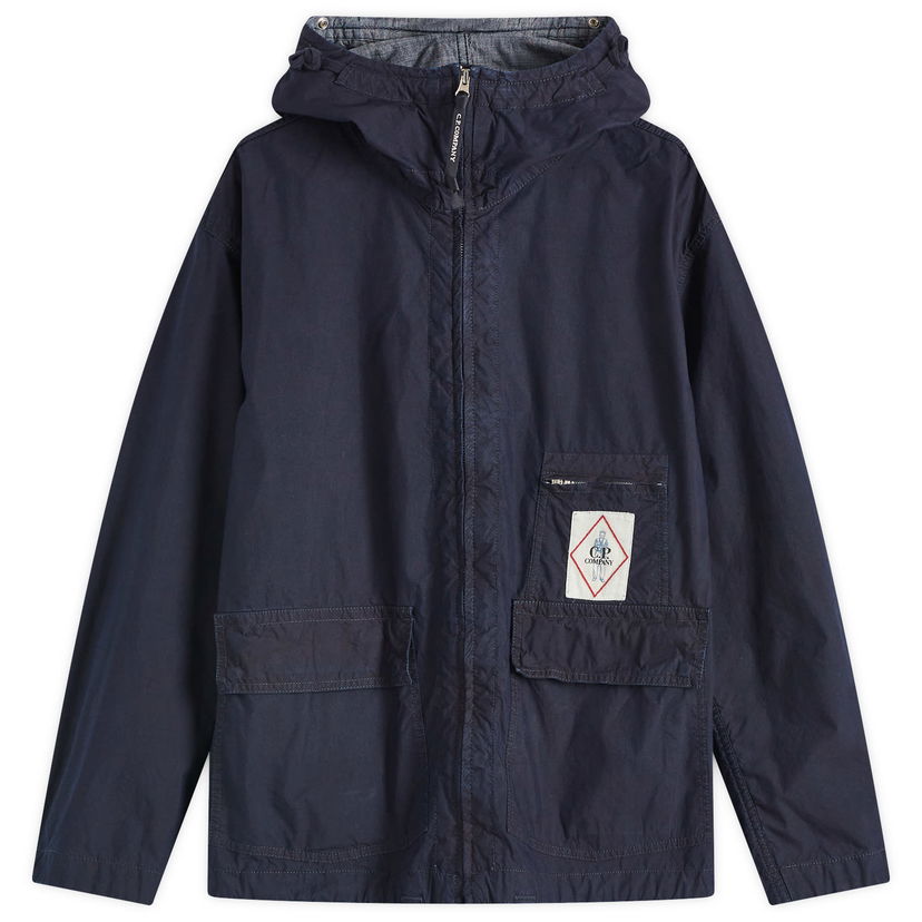 Vetrovka C.P. Company C.P. Company 50 Fili Indigo Goggle Jacket, Size Large Mornarica | 18CMOW154A-110288W-883