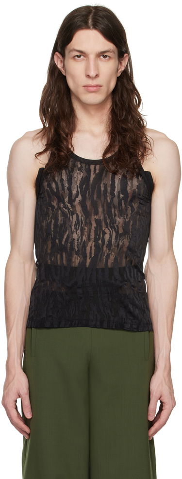 Majica brez rokavov Dion Lee Dion Lee Split Tank Top Črna | C3106R23, 0