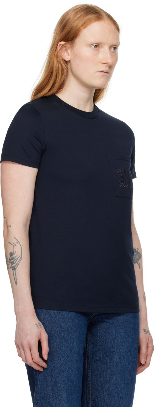 Majica Max Mara Max Mara Crewneck Pocket Tee Mornarica | 2411941032600, 1