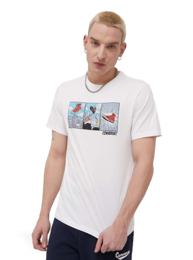 Majica Converse Comic Graphic T-Shirt Bela | 10022936.A01