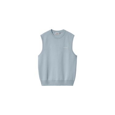 Pleteni pulover Carhartt WIP Script Vest Sweater Modra | I033696_9, 6