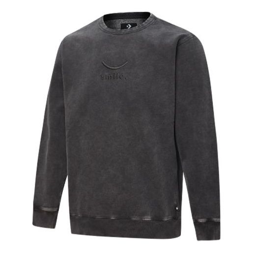 Pleteni pulover Converse Jack Purcell Crewneck Sweatshirt Črna | 10021572-A01, 0