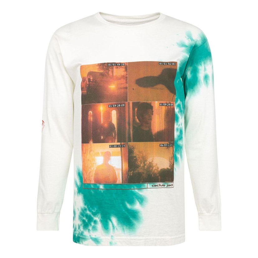 Majica Cactus Jack by Travis Scott Travis Scott Cactus Jack Something's Coming II Long-Sleeve T-Shirt Bela | CJPS-LS29