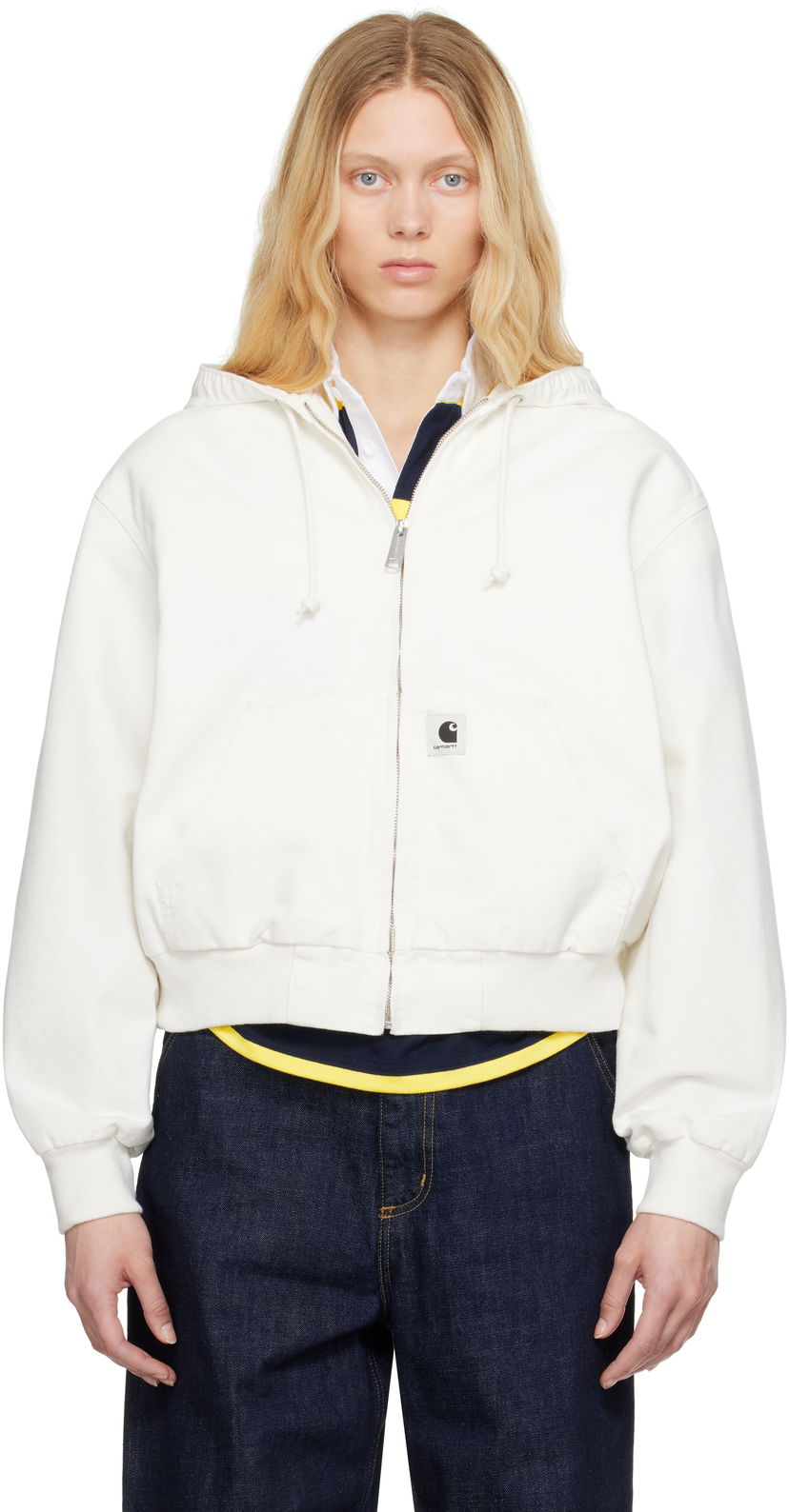 Pulover Carhartt WIP Carhartt WIP OG Active Jacket Bela | I034321 D602