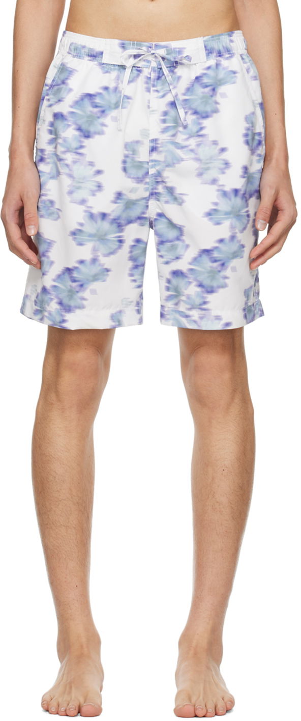 Kopalke ISABEL MARANT Hydra Swim Shorts Modra | 24PMB0009HA-B1P01H, 0