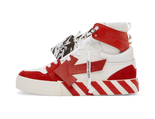 Superge in čevlji Off-White High Top Vulcanized Rdeča | OMIA225F21LEA0010125
