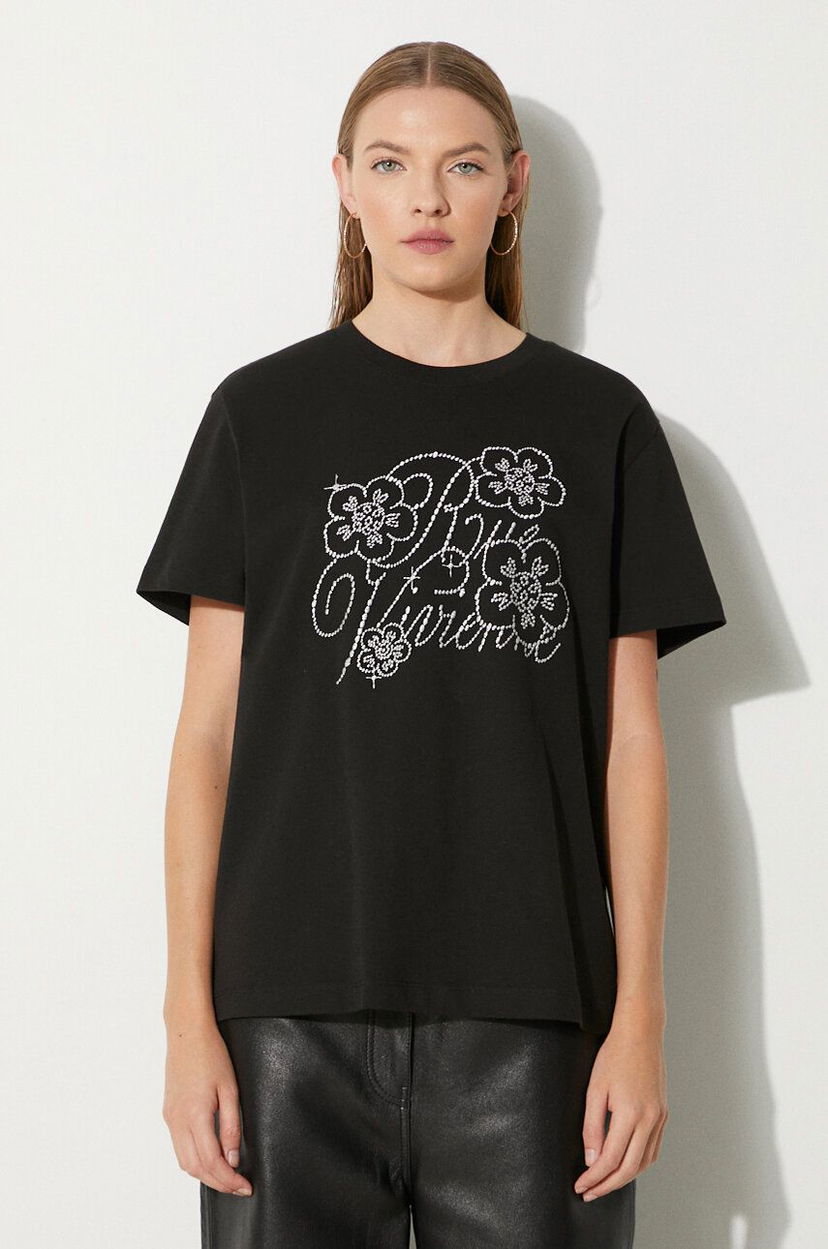 Majica KENZO Constellation Emb T-Shirt Črna | FE62TS1434SG.99J