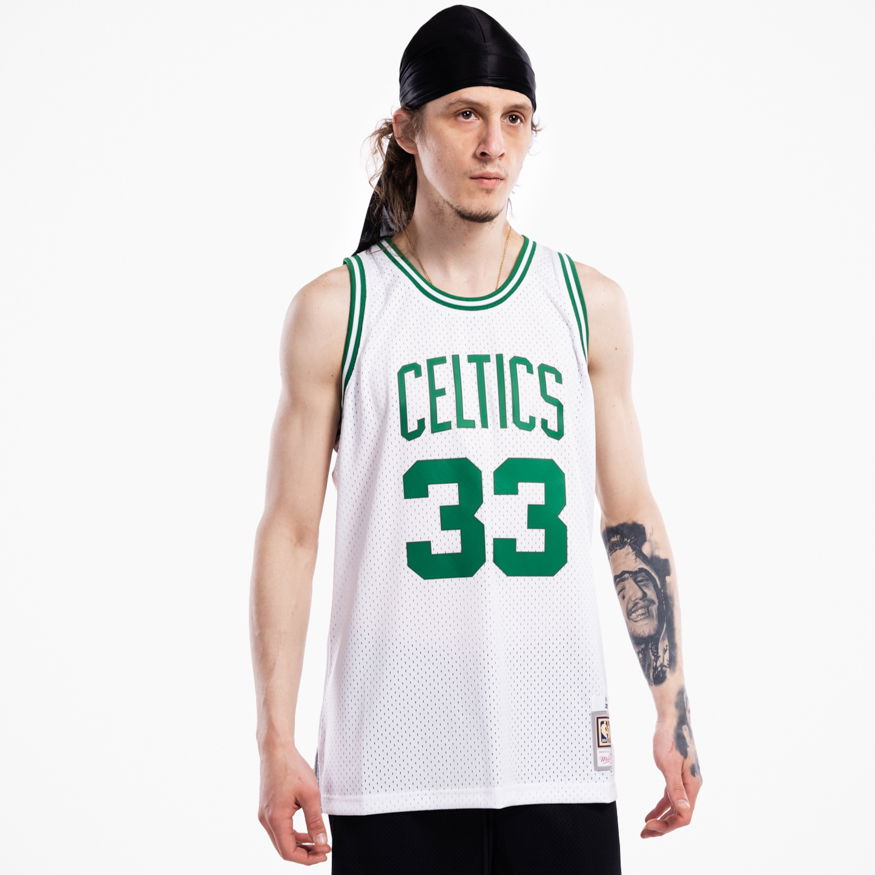 Dres Mitchell & Ness Swingman Jersey Boston Celtics Larry Bird Bela | SMJYGS18141-BCEWHIT85LBI, 0