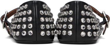 Oblačila Alaïa ALAÏA Lambskin Ballerina Flats with Strass Črna | AA3A029CK116, 1