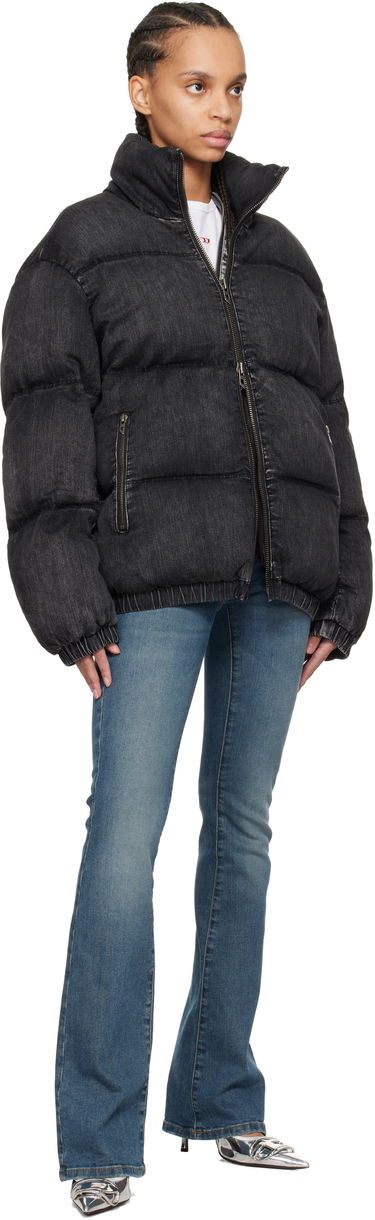 Puhovka Diesel Diesel W-Mons-A Denim Puffer Jacket Črna | A16077 0ABCB, 3