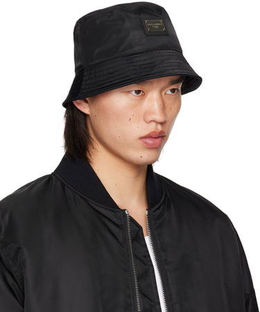 Klobuk Dolce & Gabbana Plate Bucket Hat Črna | GH701AGF853, 1