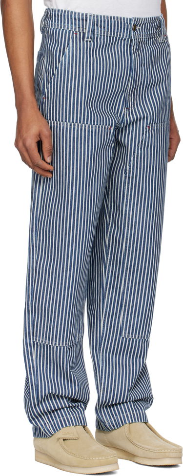 Hlače A.P.C. A.P.C. Gustav Striped Jeans Modra | COHHG-M08484, 4