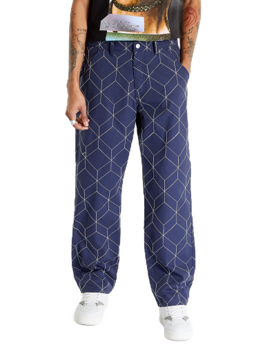 Hlače Pleasures Vocal Utility Pant Mornarica | P23SP035 NAVY