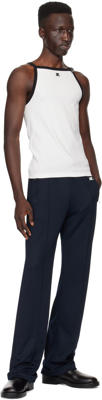 Trenirka Courrèges Drawstring Sweatpants Modra | 124JPA164JS0091, 3