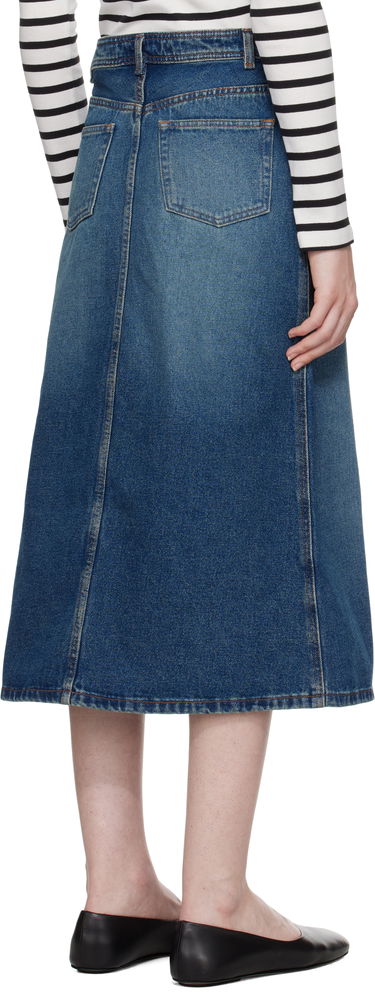 Krila A.P.C. Denim Midi Skirt Modra | COHFC-F06423, 2