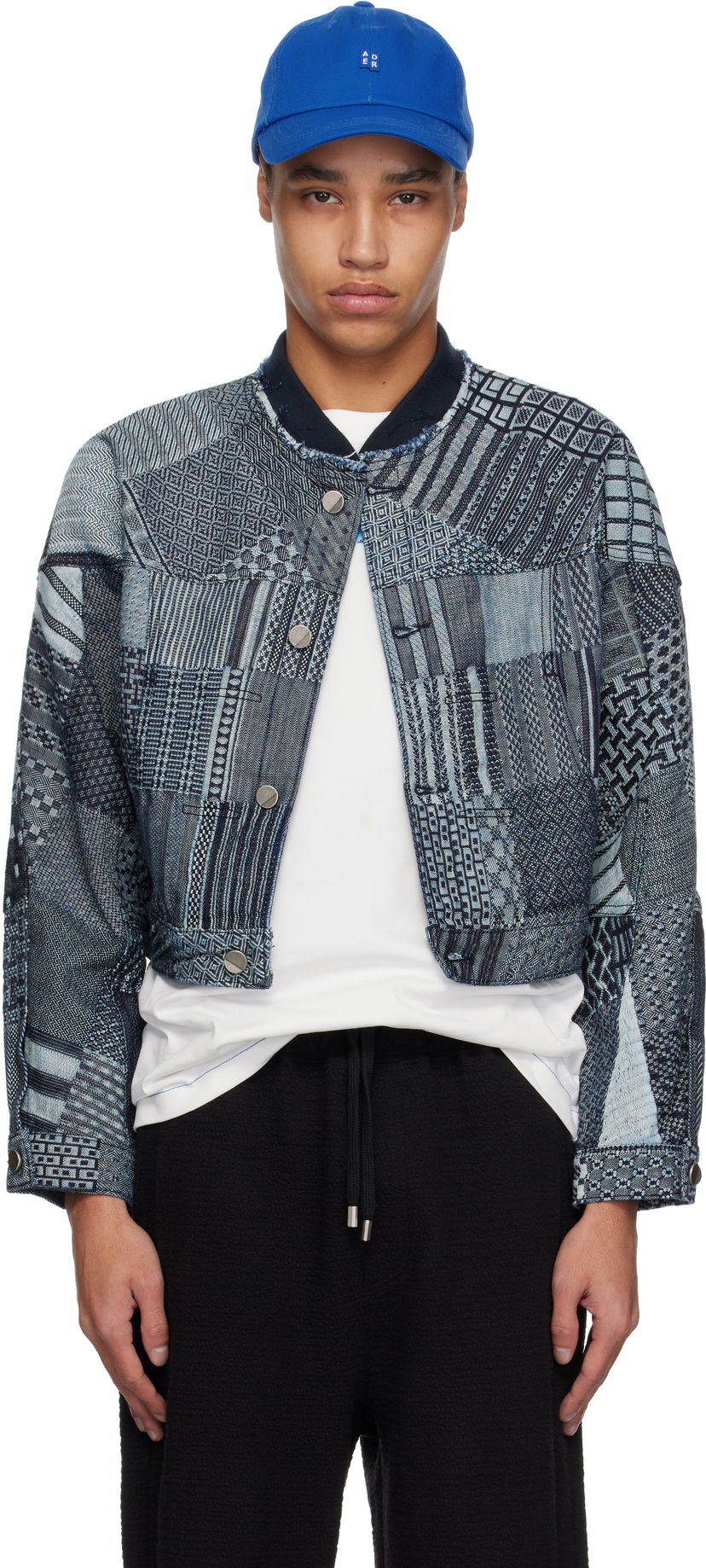 Bomber jakna ADER ERROR ADER error Collaz Product. 21 Patchwork Denim Jacket Modra | BO01SSJK1601BL