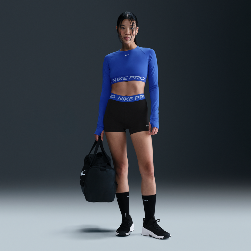 Krop-top Nike Pro 3" Training Shorts Modra | CZ9857-026