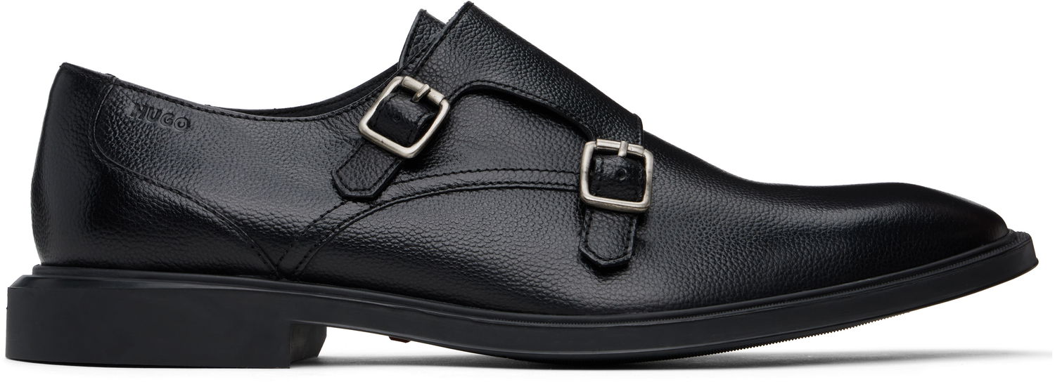 Nega čevljev BOSS Hugo Double Monk Strap Shoes Črna | 50536180, 0