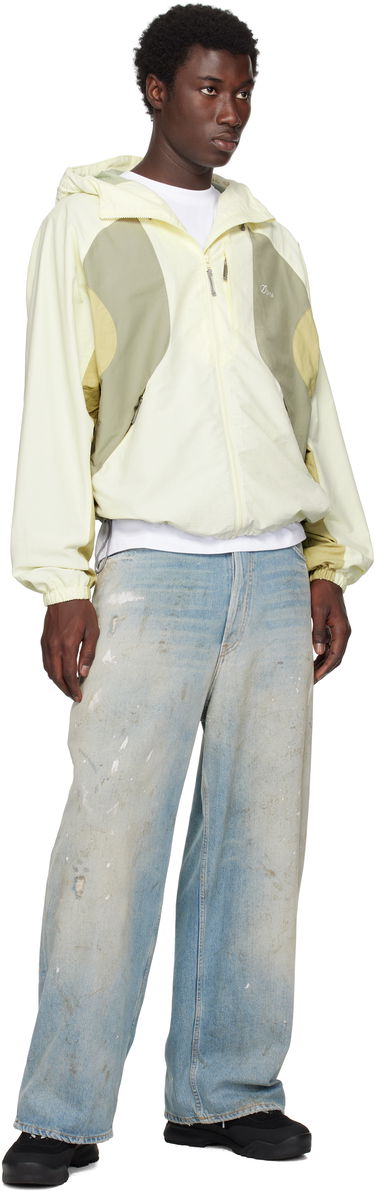 Vetrovka Dime Dime Tech Windbreaker Jacket Rumena | DIMESU253WHT, 3