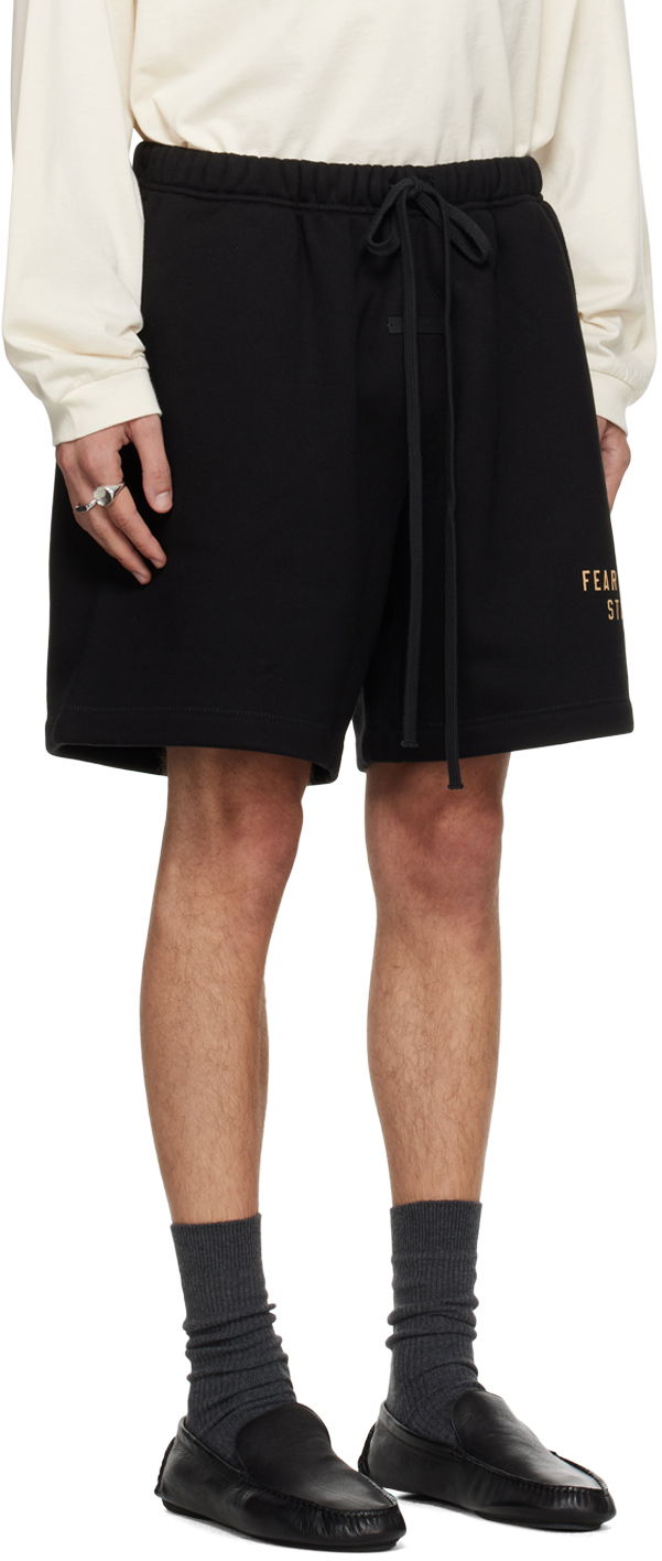 Kratke hlače Fear of God Designer Soccer Shorts Črna | 160BT242000F, 1