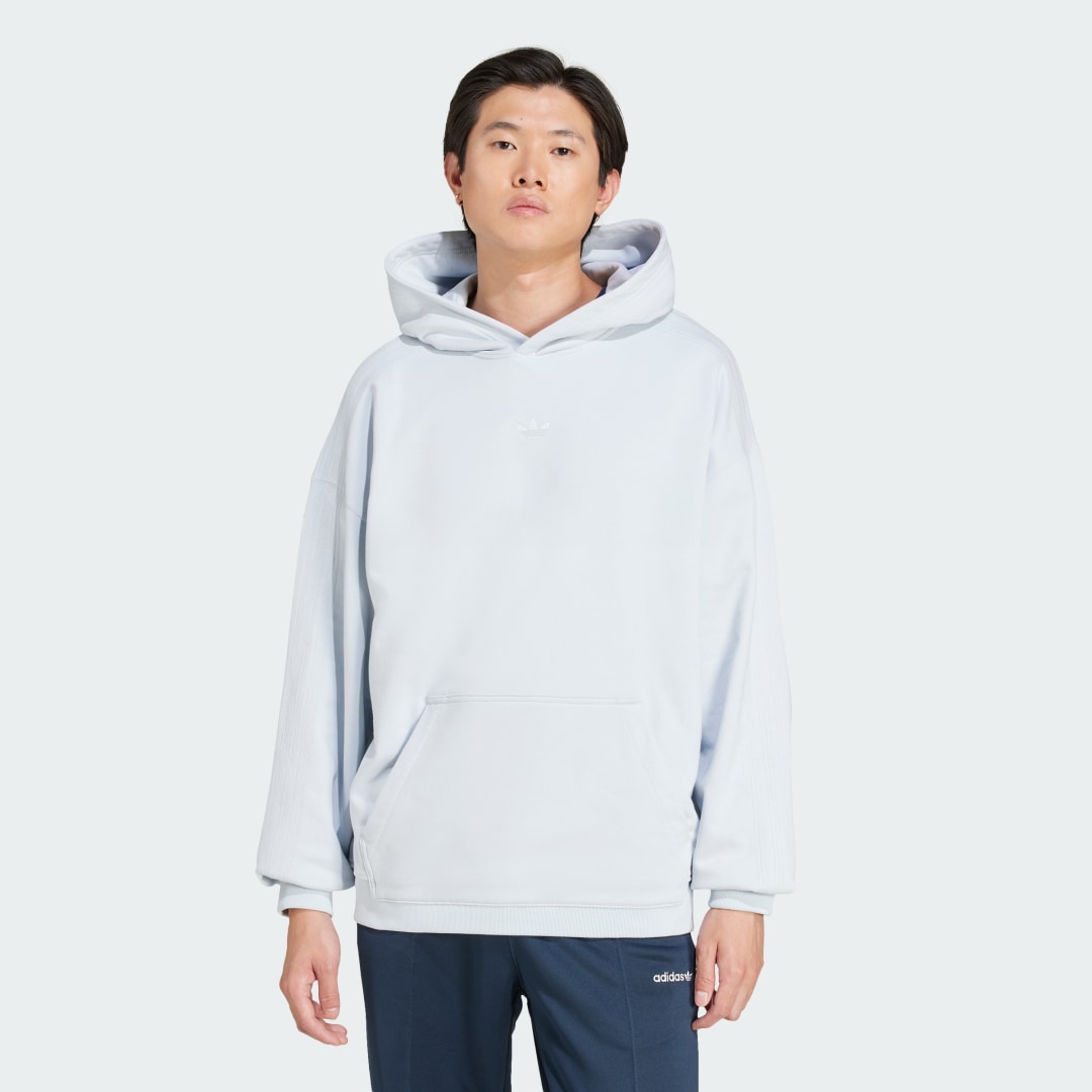 Pulover adidas Performance Essentials Fleece Hoodie Modra | JD3300, 0