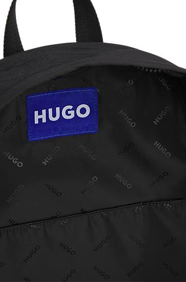 Nahrbtnik BOSS HUGO Backpack with Adjustable Straps and Logo Badge Črna | 50547604, 1
