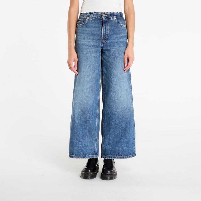 Kavbojke Tommy Hilfiger Tommy Hilfiger 70'S High Rise Wide Leg Jeans W27/L30 Modra | WW0WW46731 1A5