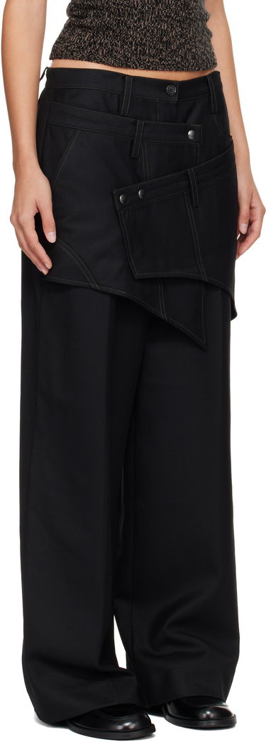 Hlače Andersson Bell Crossover Wrap Tailored Trousers Črna | apa862w, 1
