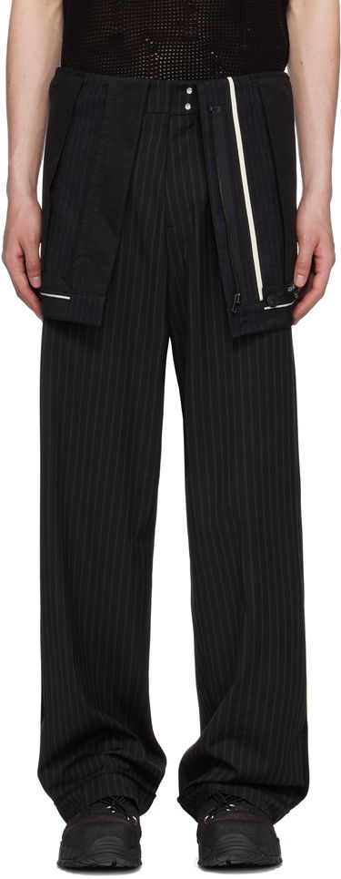 Hlače Andersson Bell Inside Out Stripe Trousers Črna | apa813m, 0