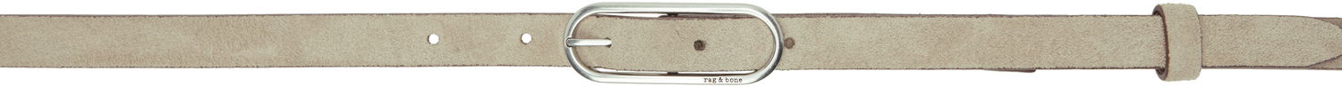 Pasovi rag & bone Rag & Bone Baby Rounded Suede Belt Bež | WJW25SB1081SU81, 0