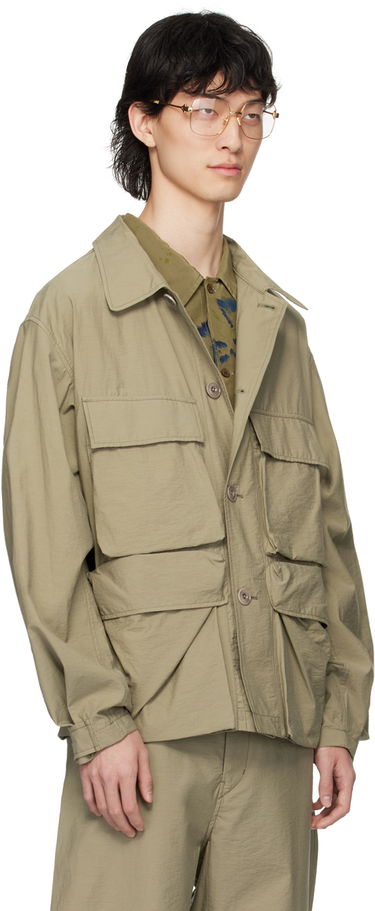 Jakna LEMAIRE LEMAIRE Light Button-Up Jacket Zelena | OW1059 LF1234, 1