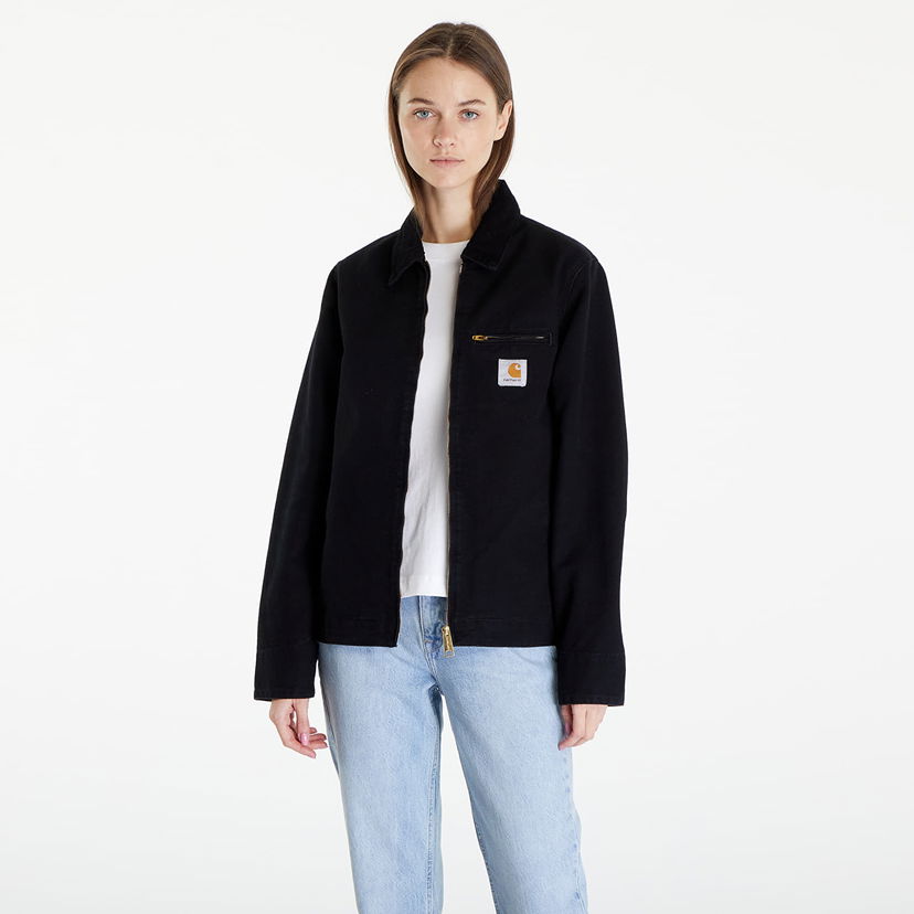 Jakna Carhartt WIP Detroit Jacket "Zeus / Black rigid" Siva | I032940_1YM_01