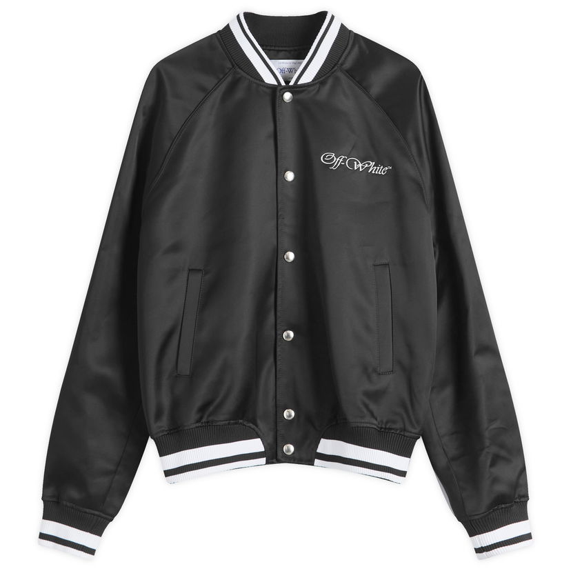 Bomber jakna Off-White Souvenir Jacket Črna | OMEH05AF24FAB0021001