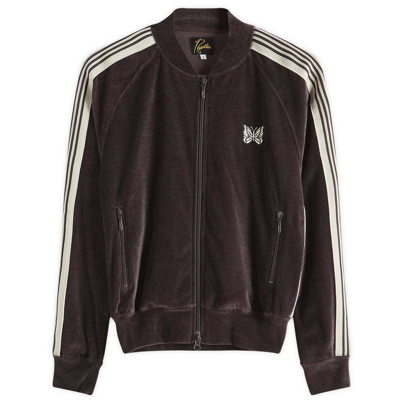 Bomber jakna Needles Needles Women's Rib Collar Track Jacket, Size L Lila | QV319-B