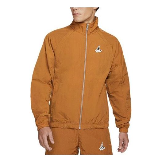 Vetrovka Jordan Jordan Stand Collar Training Windproof Jacket Rjava | DH9038-241