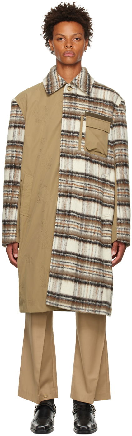 Plašči Feng Chen Wang Feng Chen Wang Phoenix Spliced Coat Večbarvna | FMF14CT08