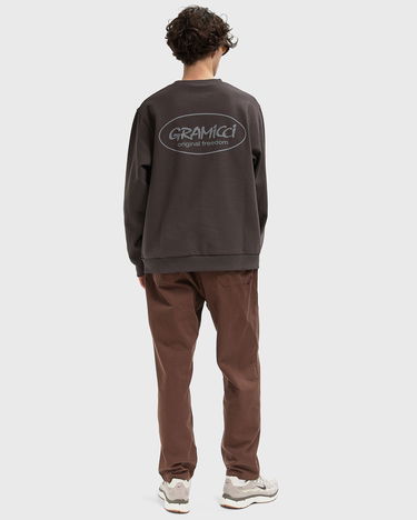 Pulover GRAMICCI Original Freedom Crewneck Sweatshirt Rjava | G5FU-J093-DEEP-BROWN, 2