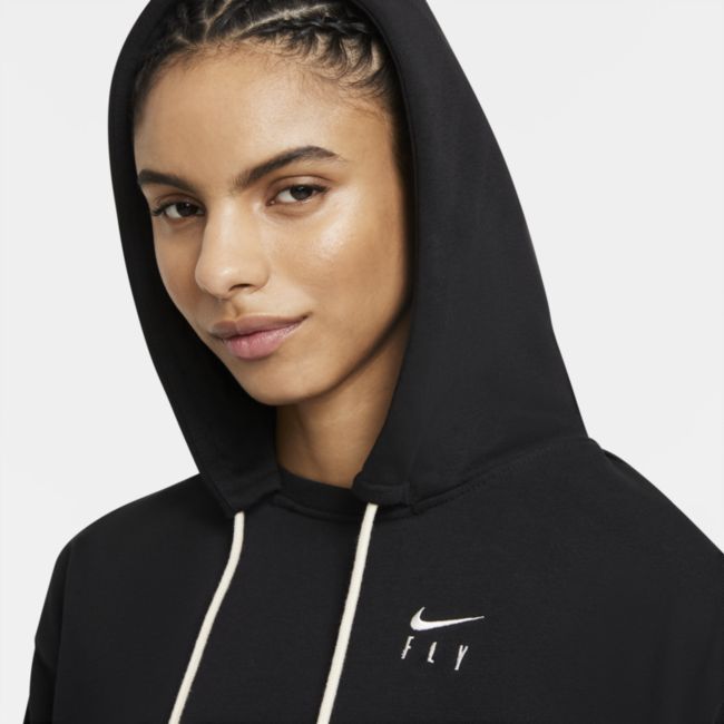 Pulover Nike Swoosh Fly Standard Issue Pullover Črna | DA6483-010, 0
