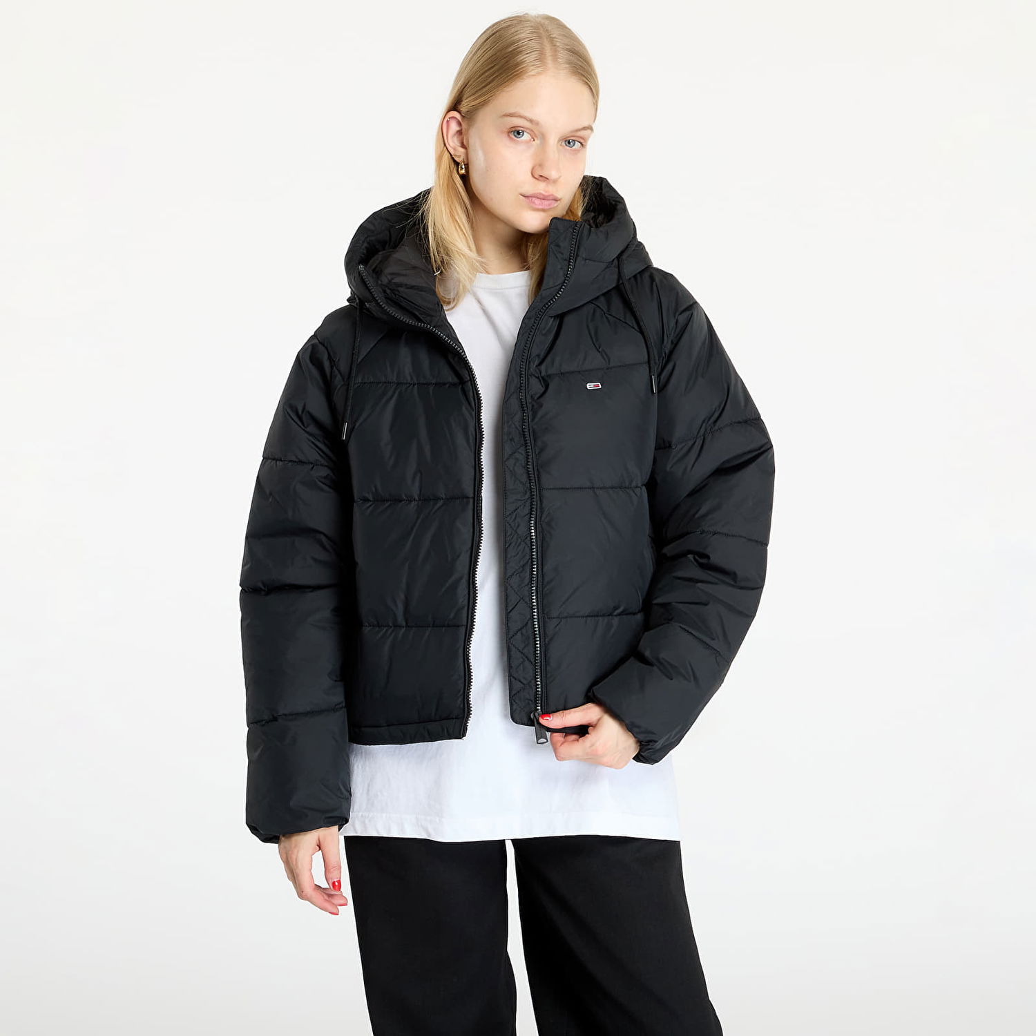 Puhovka Tommy Hilfiger Vail Puffer Jacket Black Črna | DW0DW18841 BDS, 0