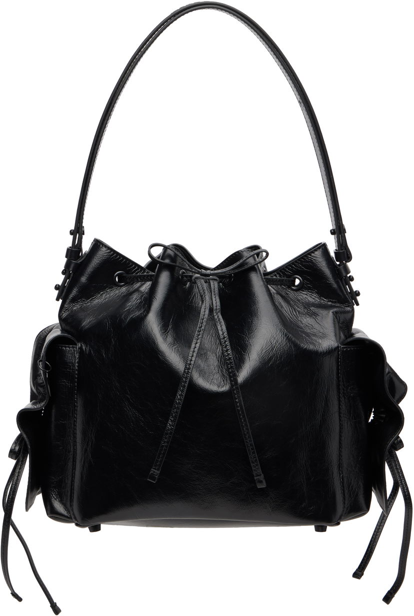 Torbica Acne Studios Acne Studios Multipocket Bucket Bag Črna | A10457-