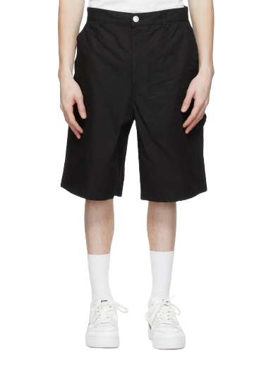 Kratke hlače AMI Cotton Shorts Črna | HSO401.220