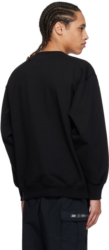 Pleteni pulover WTAPS WTAPS Cotton Academy Sweatshirt Črna | 251ATDT-CSM03, 2