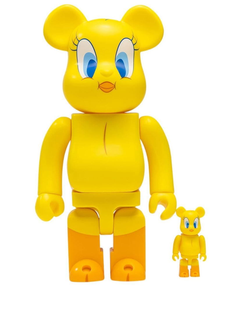Collectibles Medicom Toy Warner Bros BE@RBRICK Tweety 100% and 400% figure set - Yellow Rumena | MEDI004318599973