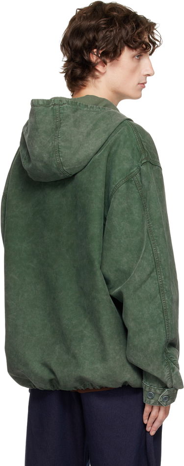 Jakna JW Anderson JW Anderson Garment-Dyed Anorak Jacket Zelena | JK0397-PG1600, 2
