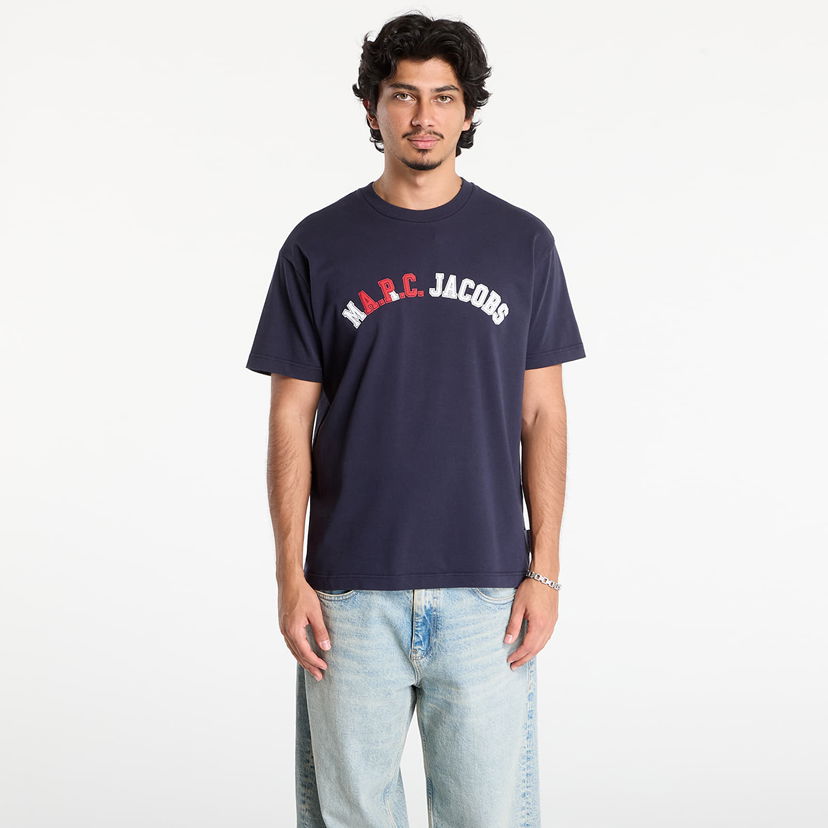 Majica A.P.C. A.P.C. x Marc Jacobs Boxy Fit Tee Mornarica | COHKS-H26554 IAK