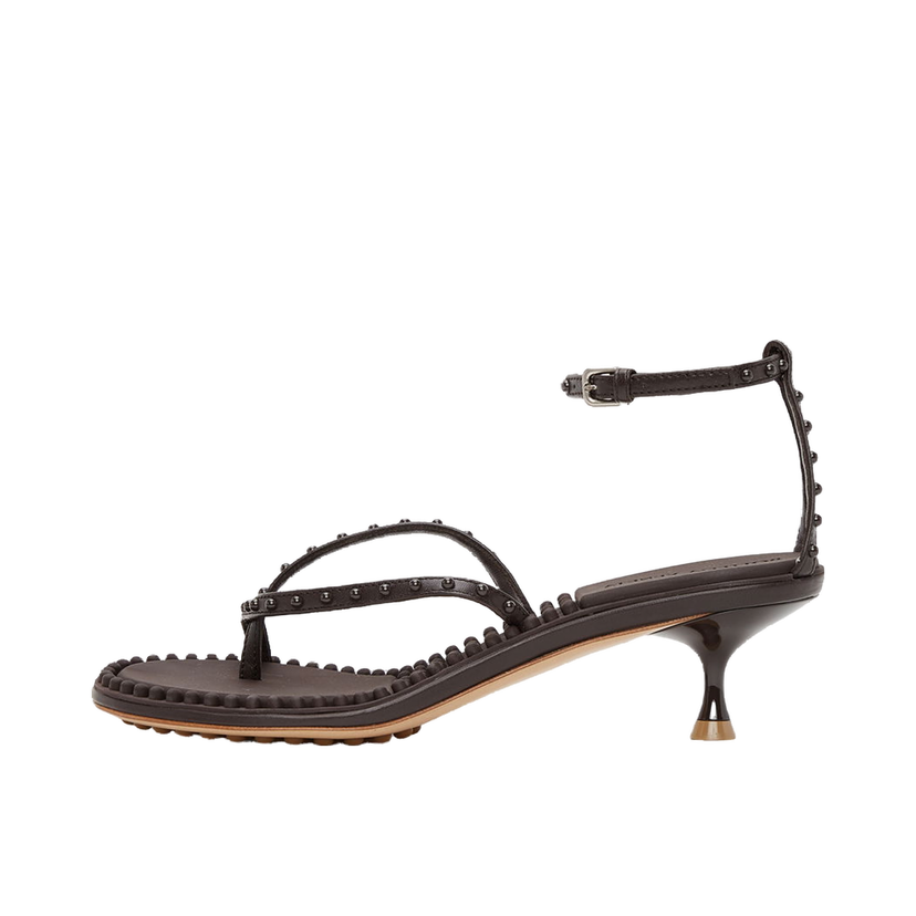 Superge in čevlji Bottega Veneta Lagoon Bubble Low Sandals "Brown" Rjava | 659006 V0U50